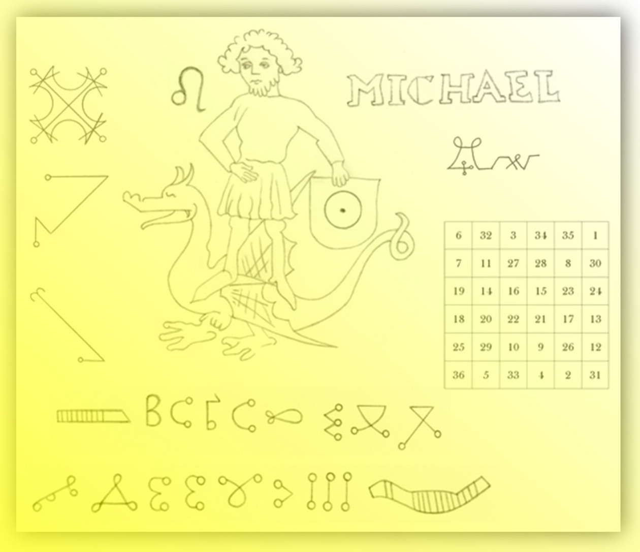 Archangel Michael Sun Charm